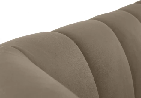 Кровать Queen Agata Lux ОГОГО (арт.636841), (Ткань/Светло-коричневый)