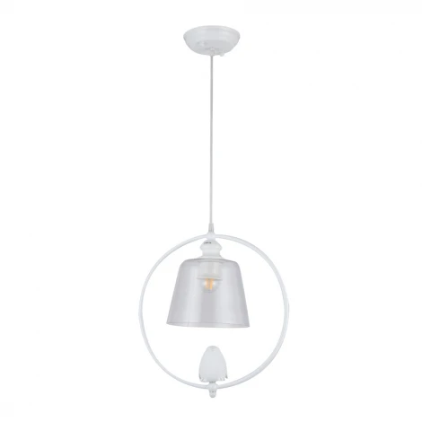 Подвесной светильник Arte Lamp Passero A4289SP-1WH (220V, на проводе, круглые, птички)