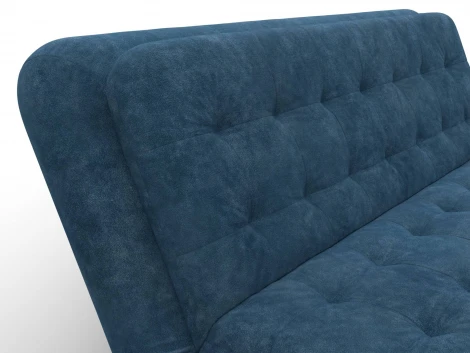 Диван-книжка Лига-123 (Металл,ЛДСП,Брус,Доска,Велюр/Синий) Лига Диванов 137630