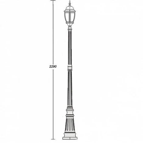 Наземный фонарь Oasis Light 91209L Gb