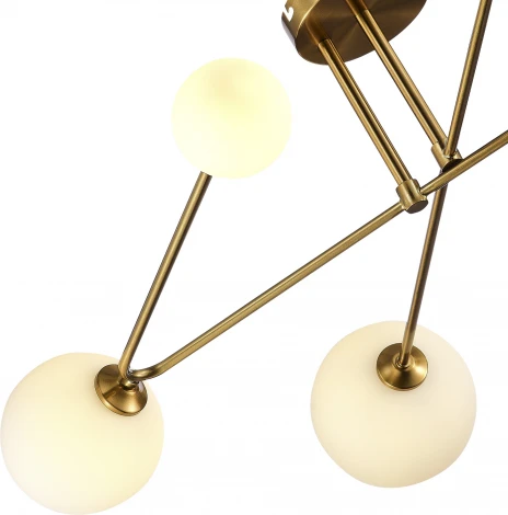 Потолочная люстра на штанге Evoluce Fantini SLE2211-302-06 (220V, шарики)