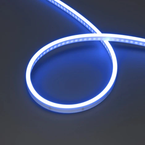 Светодиодная лента герметичная WAVE-SIDE-PU-H120-06x12mm 24V RGB (8 W/m, IP68, 1m, wire x1) (Arlight, Вывод прямой) 052594