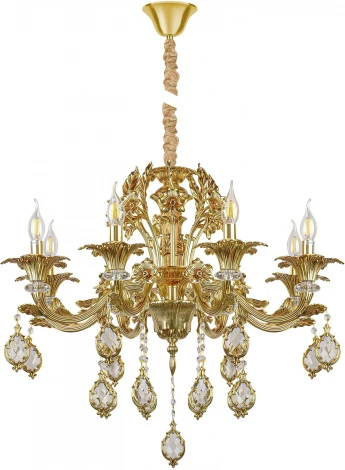 Подвесная люстра AM Group CLEOPATRA CLEOPATRA SP8 GAB (220V, на цепи, подсвечник, свеча)