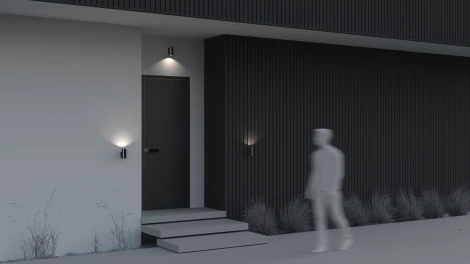 Настенный светильник уличный Maytoni Bowery O574WL-01B (220V, IP54)