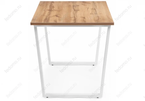 Стол Notta Лота Лофт 120 25 мм белый матовый / дуб вотан 489646