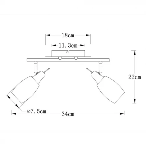 Спот Arte Lamp Volare A4590AP-2SS