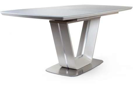 Стол Monroe (150+50 см) матовое закаленное стекло капучино Top Concept 2000000001128