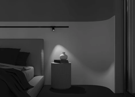 Трековый светильник Focus Led Radity 3000K 12Вт 36° (магнитный) Maytoni Technical TR103-1-12W3K-M-B (48V)