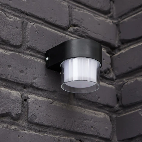 Настенный уличный светильник 4000K Uniel ULU-P21A-5W/4000K IP65 BLACK