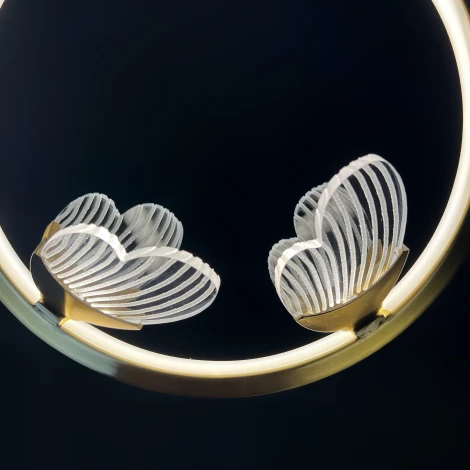 Подвесной светильник Babetta Ring 1 L320 Brass 4000К ImperiumLoft Babetta-Ring01 (186735-23) (LED, 220V, на проводе)