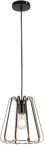 Подвесной светильник Imex MD.0301-1-P BK+ZGD