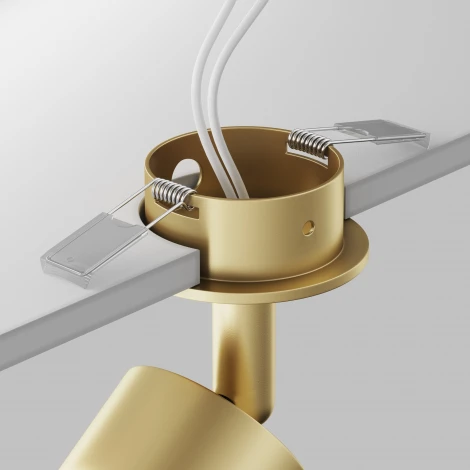 Точечный светильник встраиваемый Focus GU10 1x50Вт Maytoni Technical C018CL-01MG (220V, круглые)