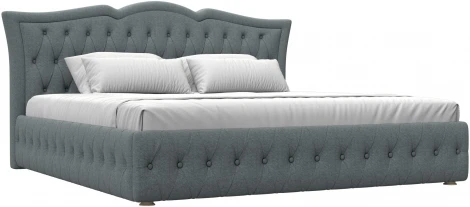 Кровать интерьерная Герда 200 (Серый/Рогожка) Лига Диванов арт.123072