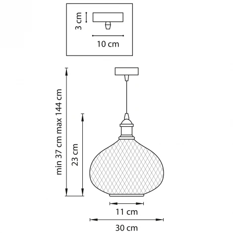 Подвесной светильник Lightstar Genni 798031 (220V, на проводе, круглые)
