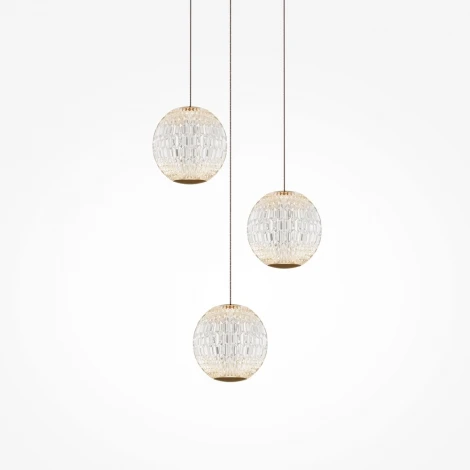 Подвесной светильник Maytoni Sapphire MOD293PL-L18BS3K (LED, 220V, на проводе, шарики)