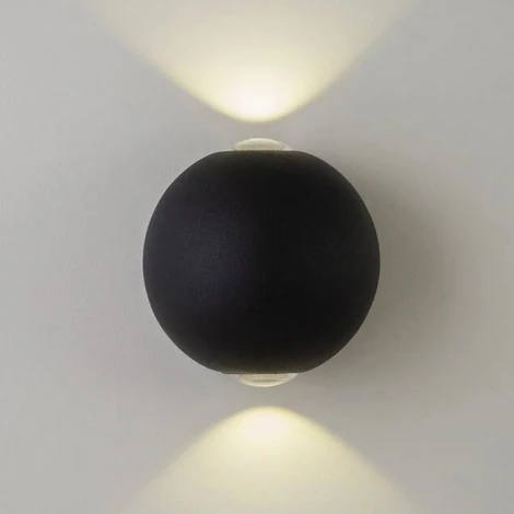 Архитектурная подсветка светодиодная AM Group AM304 AM304-2X3 W BK 4000K (220V, круглые, IP65)