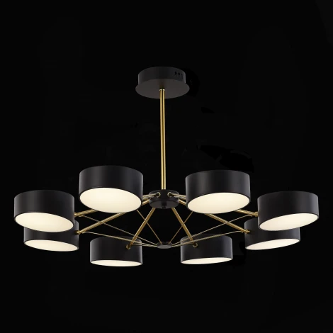 Потолочная люстра на штанге Valle SLE6005-402-08 Evoluce (LED, 220V, пульт управления)