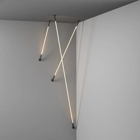 Настенный светильник с гибким неоном Denkirs Flex DK7502-BK 24V DC 35W 3000К (LED)