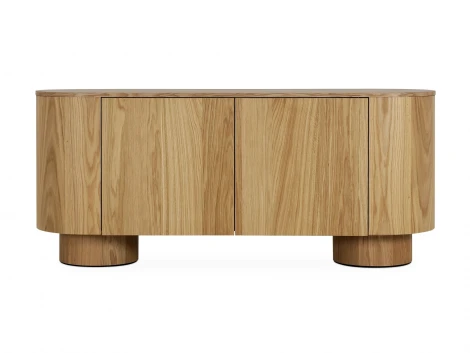 Сервант 2-х дверный Kota ОГОГО Обстановочка! 955462 (МДФ,Шпон/Дуб)