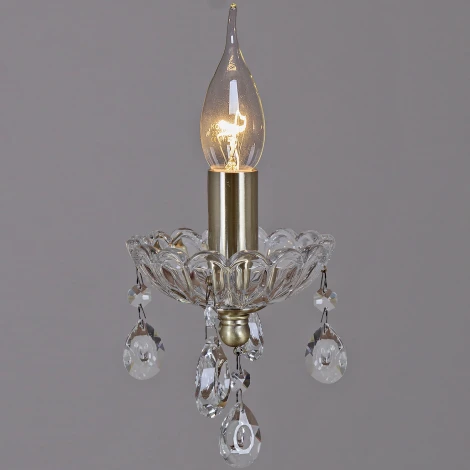 Бра ILLUMICO IL0265-2WSQ-24 AB CASTOR (220V, подвески, подсвечник, свеча)