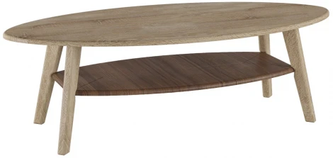 Стол журнальный Калифорния Серфинг дуб сонома/акация от фабрики Калифорния