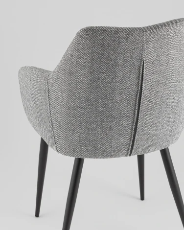 Стул обеденный Katys серый елочка Stool Group УТ000042061