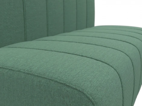 Диван кухонный прямой Ральф (Зеленый/Рогожка) Лига Диванов арт.123779