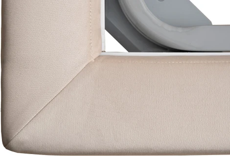 Кровать Siena без мех.велюр бежевый Colt002 199*222*116см Garda Decor арт.Siena2К-160-Colt002