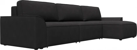 Диван угловой Лига-048 НПБ лонг Лига Диванов (Замша) арт.128506