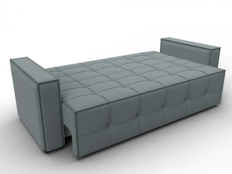 Диван-книжка Лига-067 (ДВП,Дерево/Пластик/Рогожка/Серый) Лига Диванов 129827