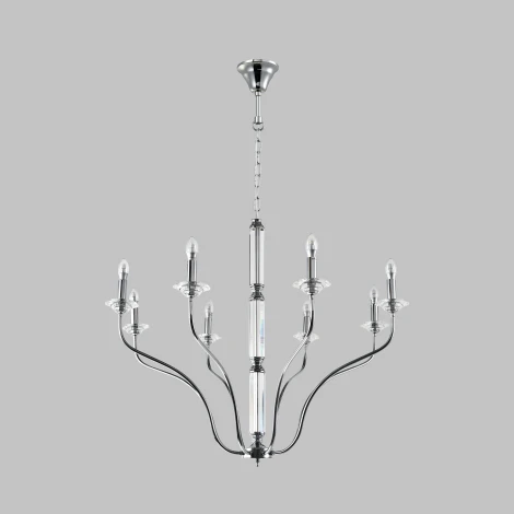 Подвесная люстра Moderli Catania V10428-8P (220V, на цепи, подсвечник, свеча)