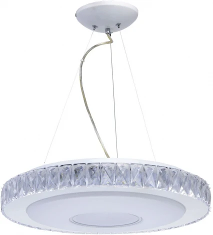 Подвесная люстра DeMarkt Фризанте 687010601 (регулировка яркости, LED, 220V, диммер, пульт управления, на тросе)