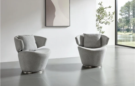 Кресло ESF CRS22 серый OTE CHICO 21