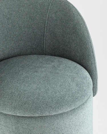 Пуф-трансформер Таунсвилл вращающийся с ящиком букле зеленый Stool Group УТ000042270