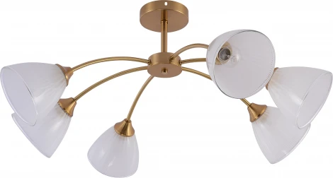 Потолочная люстра на штанге Rivoli Debra 9189-306 6хЕ27 60 Вт