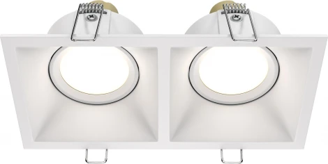 Встраиваемый светильник Dot GU10 2x50Вт Maytoni Technical DL029-2-02W (220V)