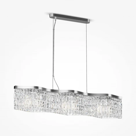 Подвесной светильник Maytoni Dune DIA005PL-06CH (220V, хрусталь, на тросе)