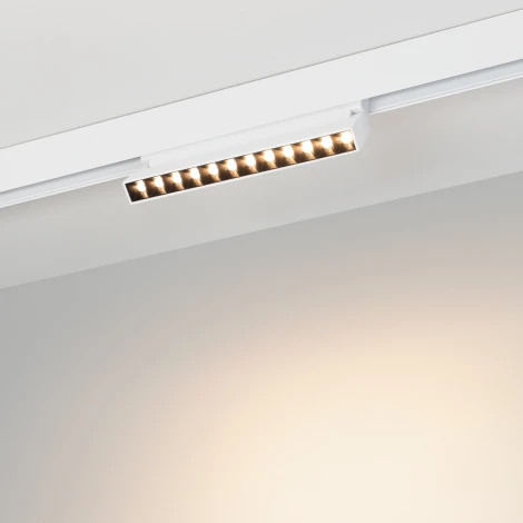 Трековый светильник магнитный Downlight светодиодный MAG-ORIENT-LASER-FOLD-S230-12W Warm3000 (WH, 30 deg, 48V) (Arlight, IP20 Металл) 035866