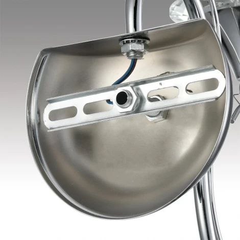 Бра Lumion Laoka 8032/1W металл/хрусталь, хром/прозрачный E14 1*40W 220V (подвески, подсвечник, свеча)