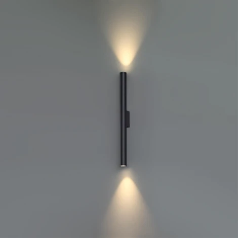 Уличный настенный светильник светодиодный Odeon Light Tubus 7105/10WL металл IP54 LED 2*5W 3000K 220V (круглые)