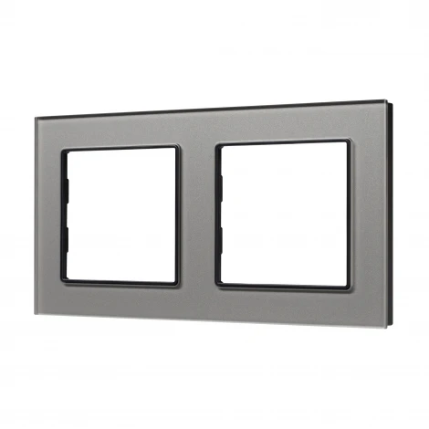Рамка стеклянная FRM-GLARE-GS-2-GR (Arlight) 043798