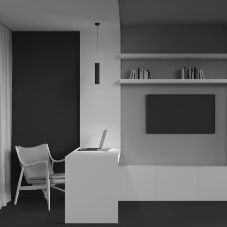 Подвесной светильник Focus Design GU10 1x50Вт Maytoni Technical P038PL-01B