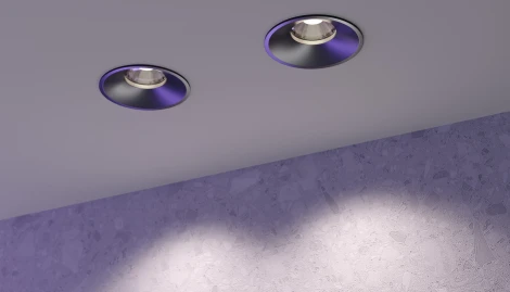 Встраиваемый светильник Maytoni Round DL058-12W4K-B (LED, 220V, круглые)