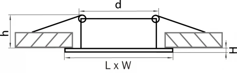 Встраиваемый точечный светильник Lightstar Lega 16 011030 (220V)