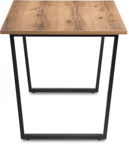 Стол Notta Лота Лофт 140 25 мм дуб делано темный / черный матовый 489640