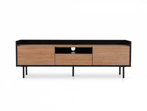 Тумба под ТВ Look ОГОГО 797734 (робиния брэнсон, черный)