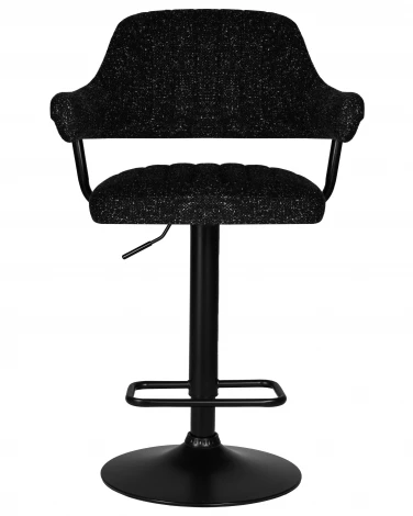 Набор 2 шт стул барный DOBRIN CHARLY BLACK (черный твид (LEO18))