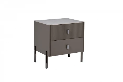 40AD-00720 Тумбочка серая 50*40*53 см Garda Decor