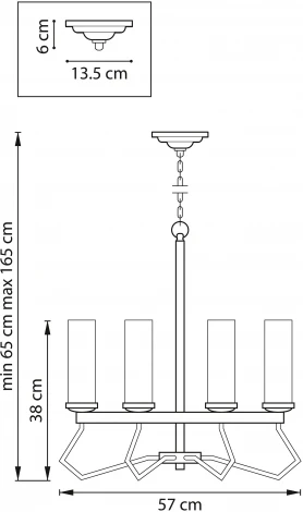 Подвесная люстра Flume 723065 (на цепи, круглые, кольцо)