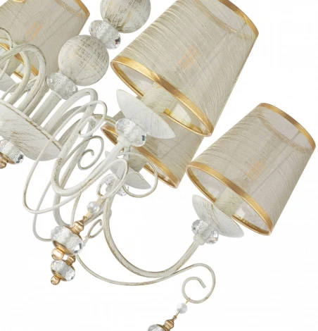 Подвесная люстра Arte Milano AM347620 347620/6 WT+G (220V, подвески, на цепи)